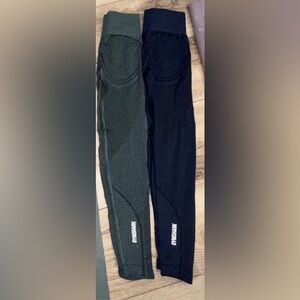 gymshark leggings!! all three size small